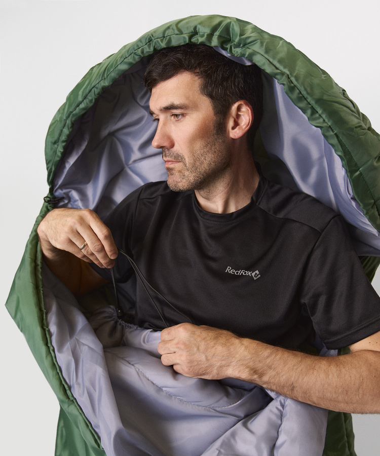 Спальный мешок Forrest D left (Long, 5900/т.хаки, , , )