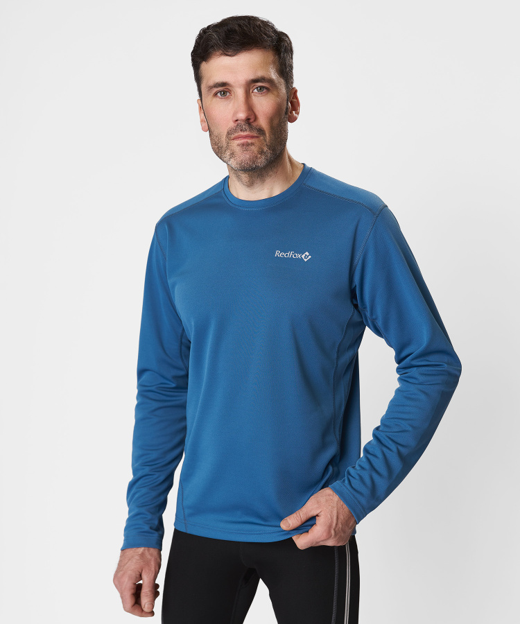 Футболка с длинным рукавом Workout Мужская (S, 9700/деним, , , , , )