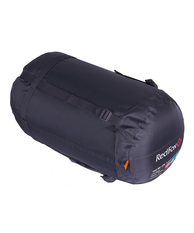 Спальный мешок пуховый Yeti SR -17C left (Regular, 9723/деним/оранжевый, , , , , )