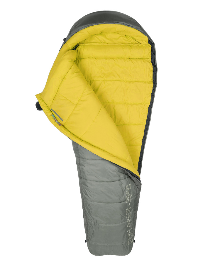 Спальный мешок Explorer -30C right (Long, 3142/т.оливковый/эвкалипт, , , , , )