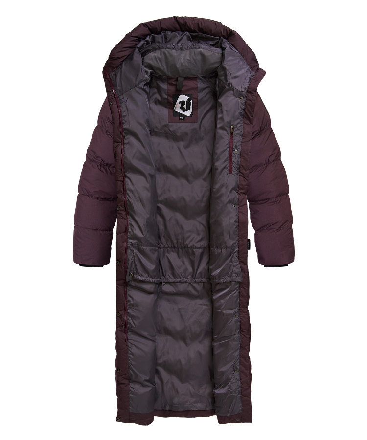 Пальто пуховое Ester VI Женское (L, 2500/бургунди, , , , , )