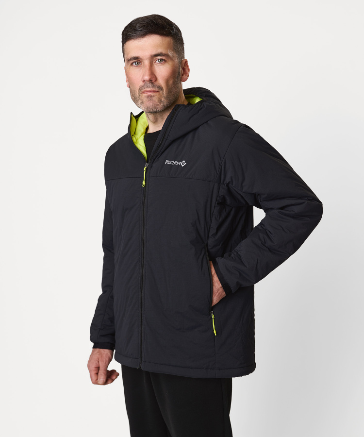 Куртка утепленная Ampere II Мужская (S, 10NY/чёрный/неоновый жёлтый, , , )