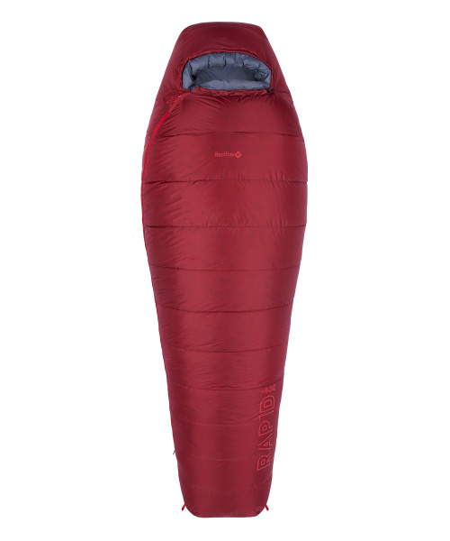 Спальный мешок пуховый Rapid -40C right (Regular, 1282/т.красный/синий, , , , , )