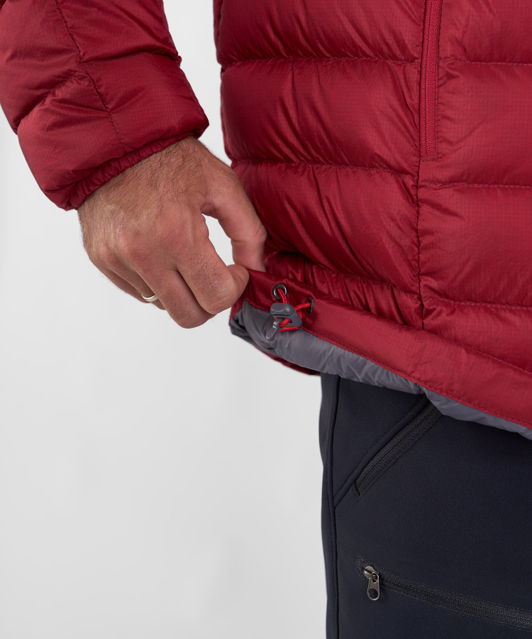 Куртка пуховая Flight Lite III Мужская (XL, 1200/т.красный, , , , , )