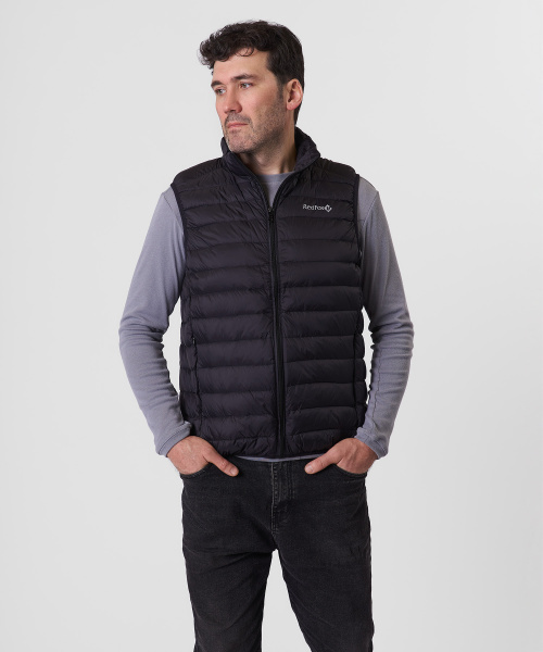Жилет пуховый Town Мужской (M, 1000/черный, , , , , )