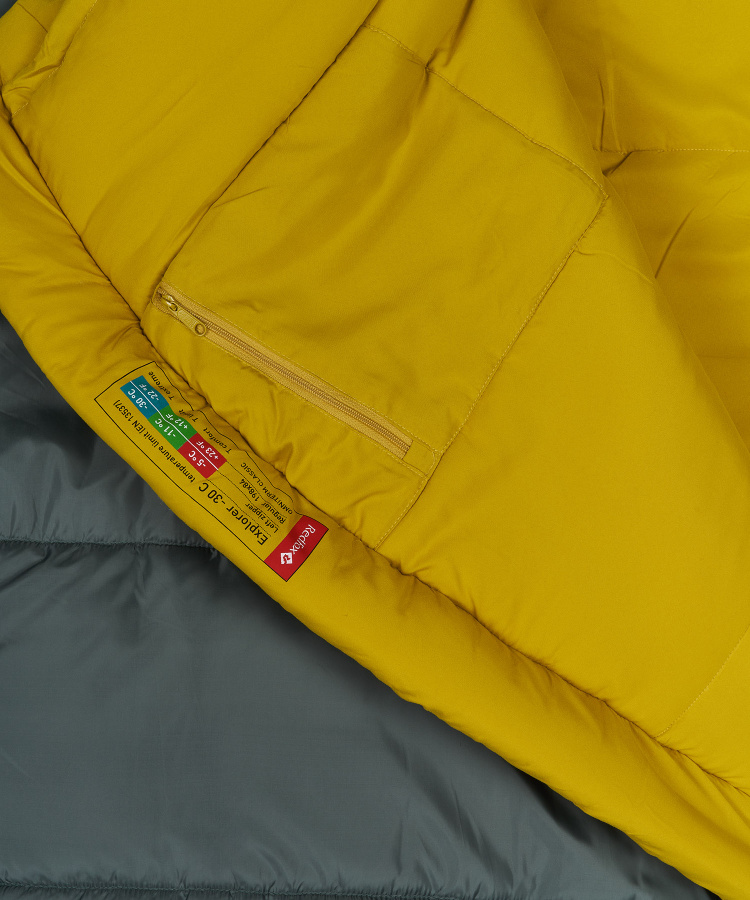 Спальный мешок Explorer -30C left (Regular, 3142/т.оливковый/эвкалипт, , , , , )