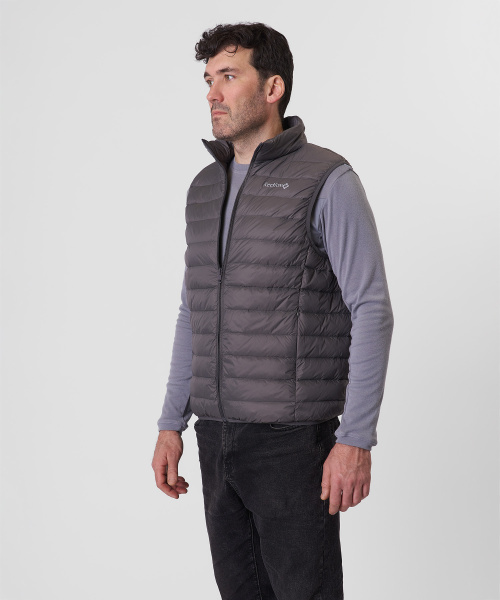 Жилет пуховый Town Мужской (M, 4000/серый, , , , , )