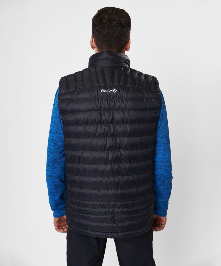 Жилет утепленный Quasar III Мужской (XL, 1093/черный/ярко-синий, , , , , )