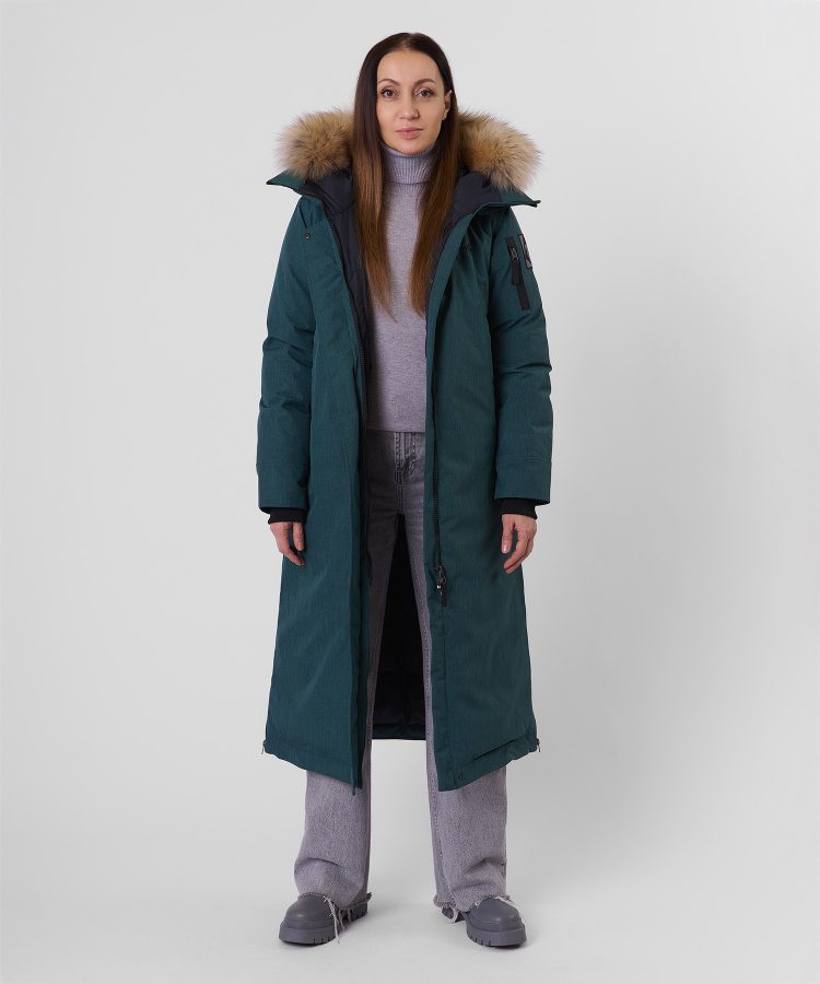 Пальто пуховое Aurora III DF Женское (XS, 7100/petrol, , , , , ) Пальто пуховое Aurora III DF Женское (XS, 7100/petrol, , , , , )
