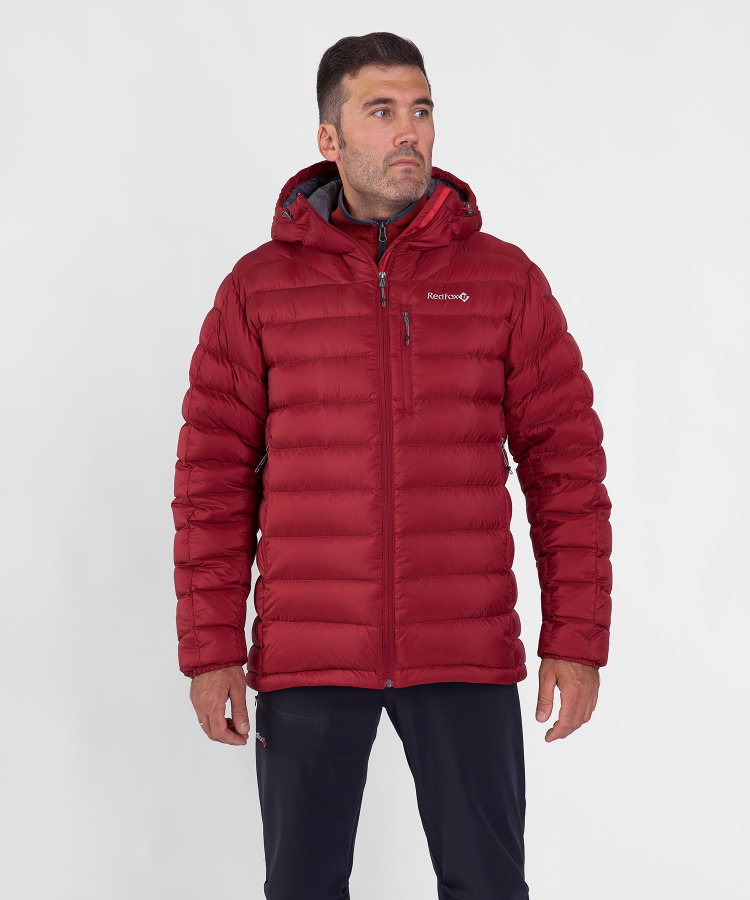 Куртка пуховая Flight Lite III Мужская (XL, 1200/т.красный, , , , , )