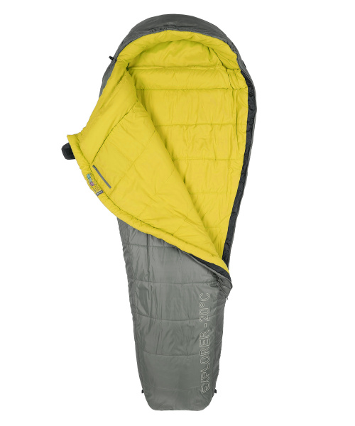 Спальный мешок Explorer -20C left (Long, 3142/т.оливковый/эвкалипт, , , , , )