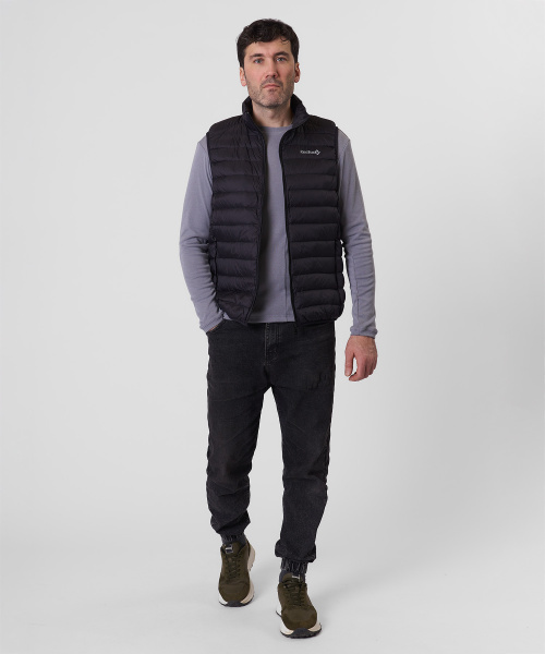 Жилет пуховый Town Мужской (M, 1000/черный, , , , , )