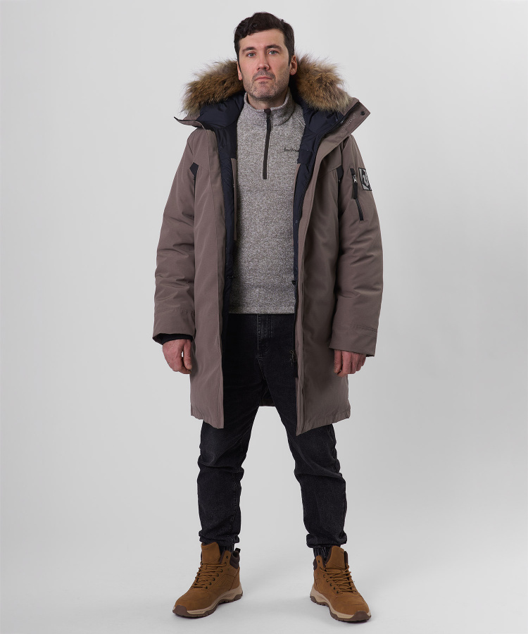 Полупальто пуховое Dikson IV Мужское (XXL, 4700/гранит, , , )