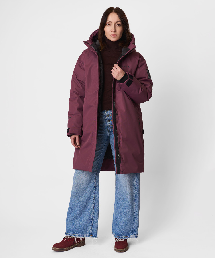 Пальто пуховое Urban Fox VI Женское (L, 1800/коричневая роза, , , , , )