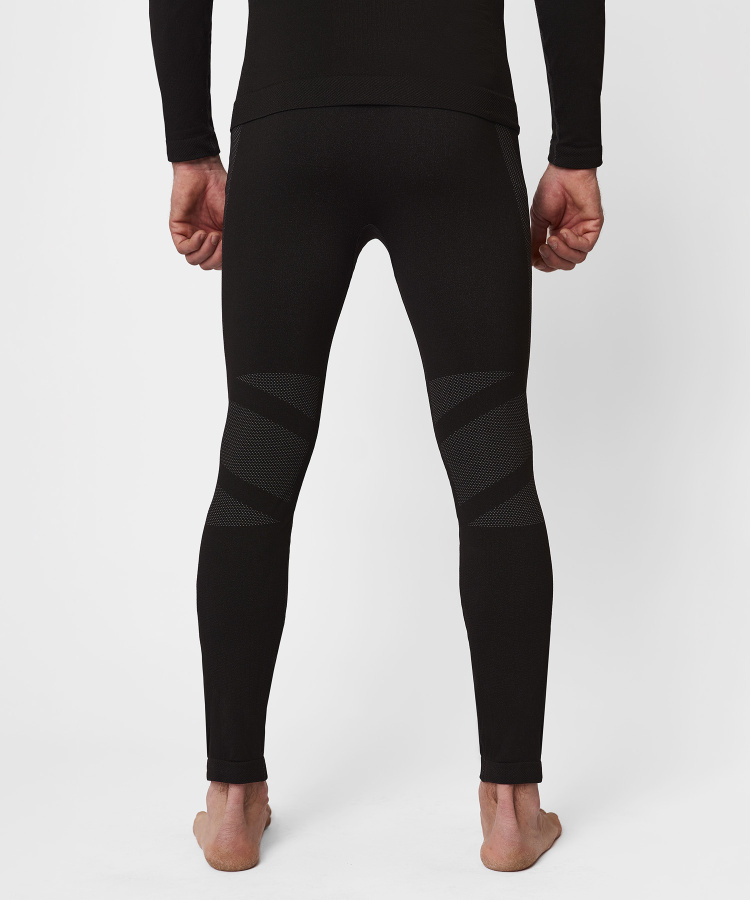 Первый слой кальсоны Active Seamless Мужские (S-M, 1000/черный, , , , , )