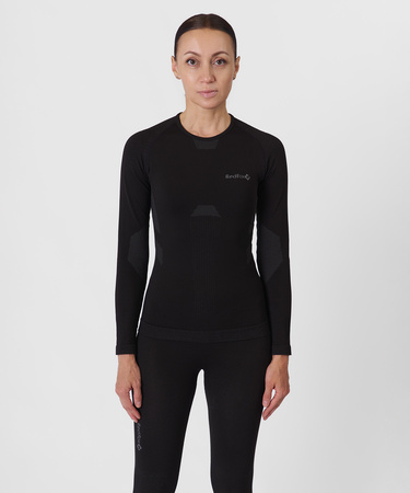 Первый слой фуфайка с длинным рукавом Active Seamless Женская (M-L, 1000/черный, , , , , )