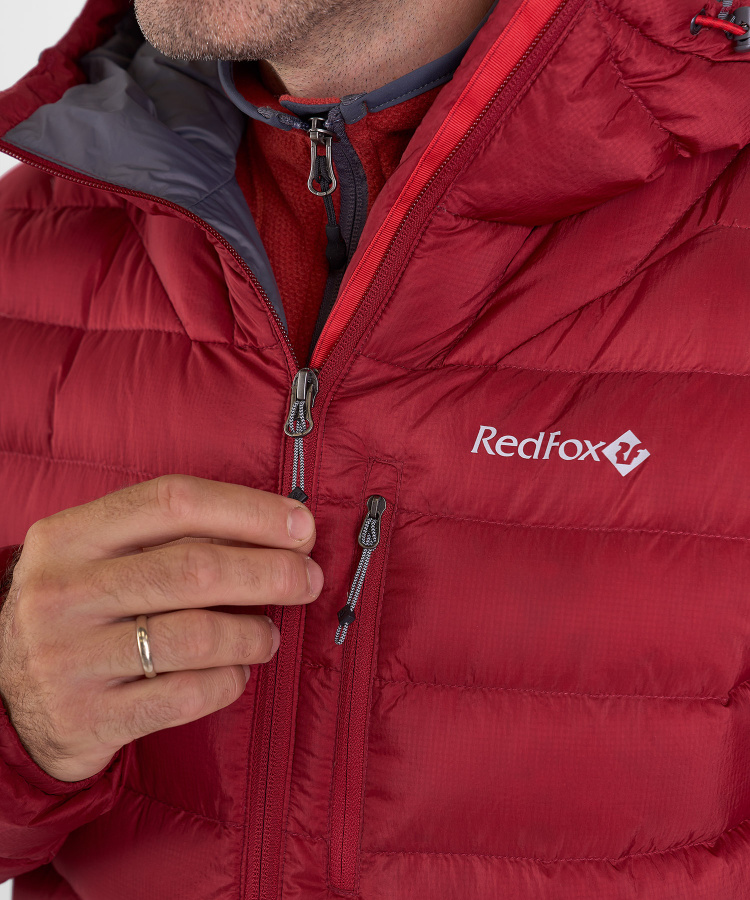 Куртка пуховая Flight Lite III Мужская (XL, 1200/т.красный, , , , , )