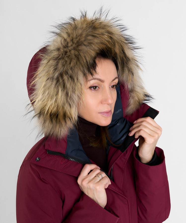 Полупальто пуховое Kodiak III GTX Женское (XS, 1100/бордовый, , , , , )