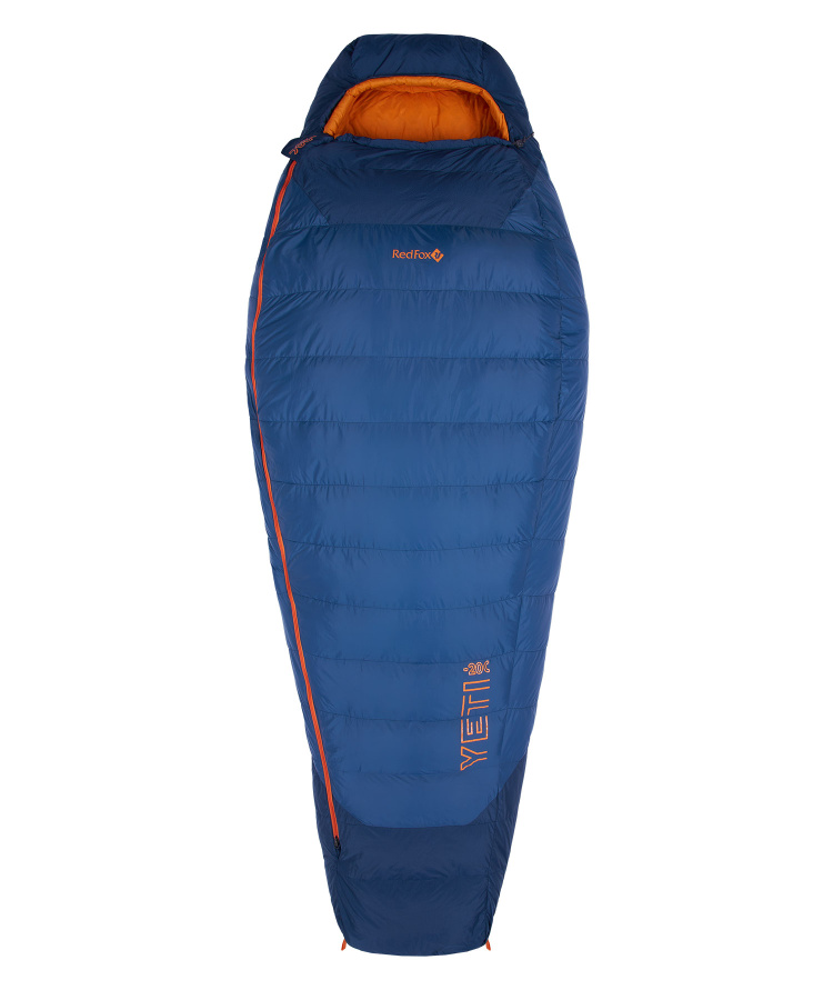 Спальный мешок пуховый Yeti-20C left (Long, 9723/деним/оранжевый, , , , , ) Спальный мешок пуховый Yeti-20C left (Long, 9723/деним/оранжевый, , , , , )