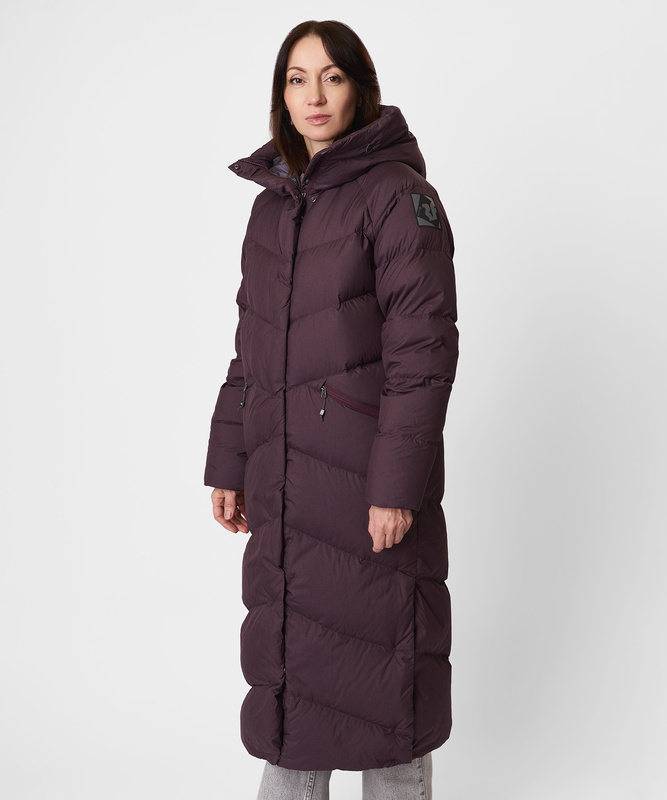 Пальто пуховое Ester VI Женское (XS, 2500/бургунди, , , , , )