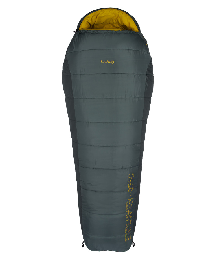 Спальный мешок Explorer -30C left (Regular, 3142/т.оливковый/эвкалипт, , , , , )