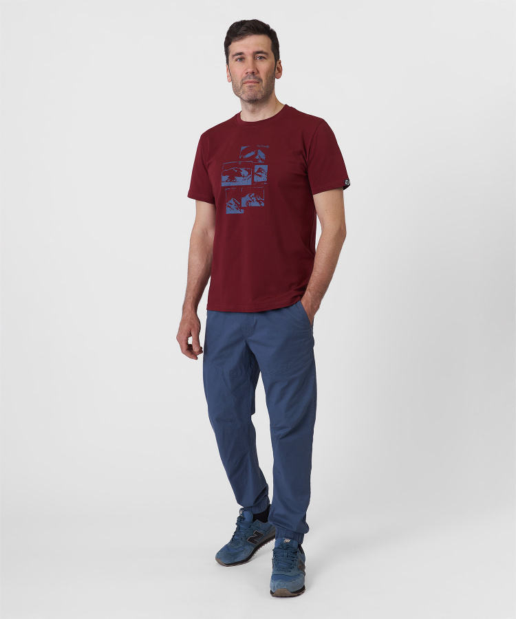 Футболка Sl Мужская (L, 1100/бордовый, , , , , )