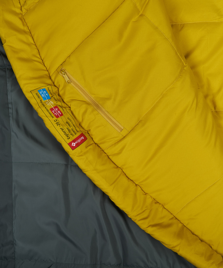 Спальный мешок Explorer -20C left (Regular, 3142/т.оливковый/эвкалипт, , , , , )