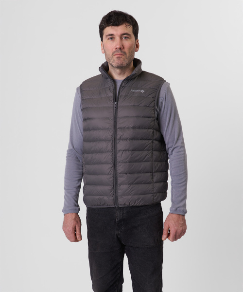 Жилет пуховый Town Мужской (M, 4000/серый, , , , , )