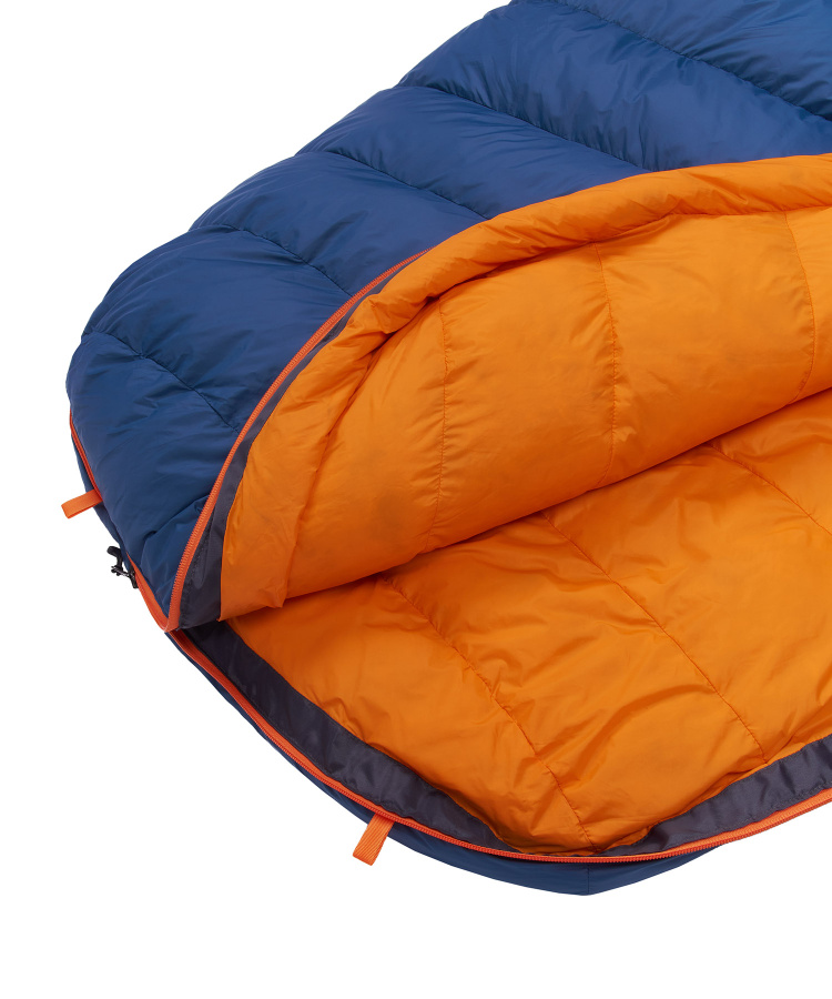 Спальный мешок пуховый Yeti SR -17C left (Regular, 9723/деним/оранжевый, , , , , ) Спальный мешок пуховый Yeti SR -17C left (Regular, 9723/деним/оранжевый, , , , , )