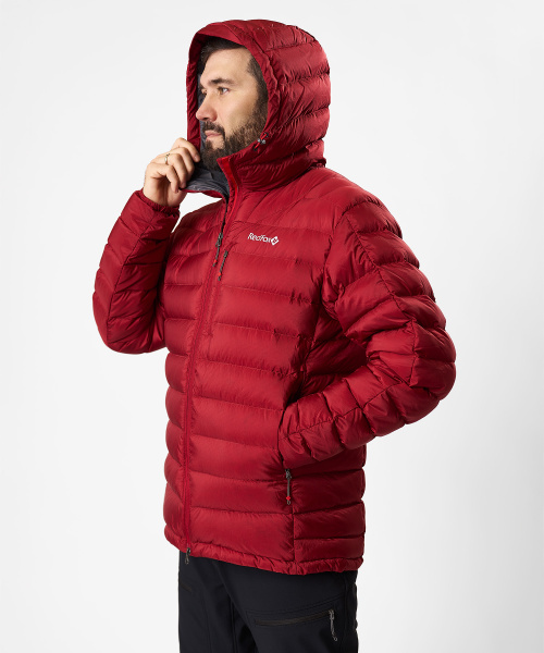 Куртка пуховая Flight Lite IV Мужская (S, 1200/т.красный, , , , , )