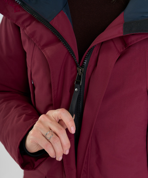 Полупальто пуховое Kodiak III GTX Женское (XS, 1100/бордовый, , , , , )