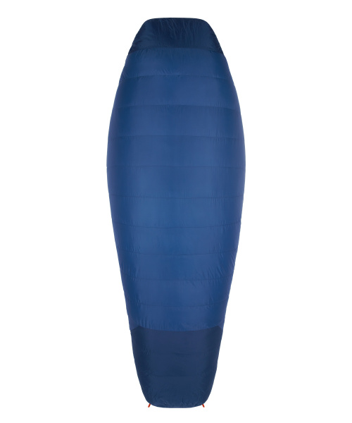 Спальный мешок пуховый Yeti-40C right (Regular, 9723/деним/оранжевый, , , , , )