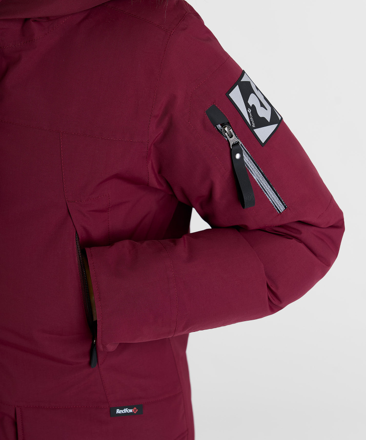 Полупальто пуховое Kodiak III GTX Женское (XS, 1100/бордовый, , , , , )