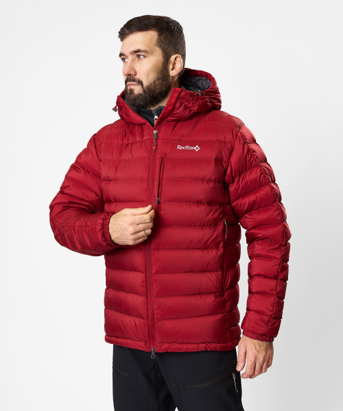 Куртка пуховая Flight Lite IV Мужская (S, 1200/т.красный, , , , , )