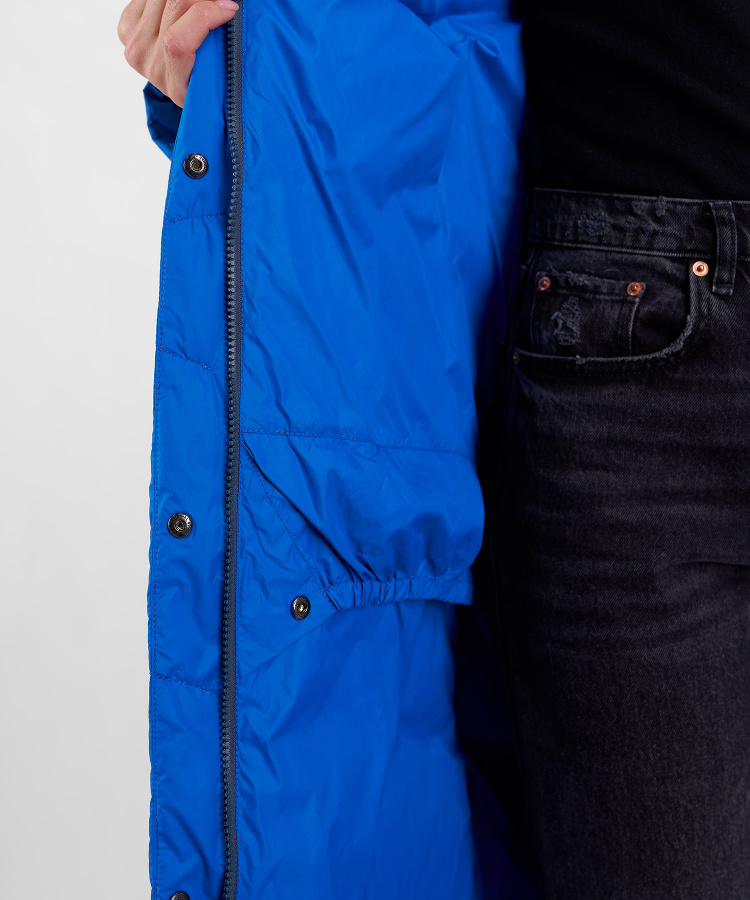 Пальто пуховое Ester V Женское (L, 8200/синий, , , , , )