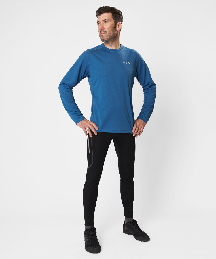 Футболка с длинным рукавом Workout Мужская (S, 9700/деним, , , , , )