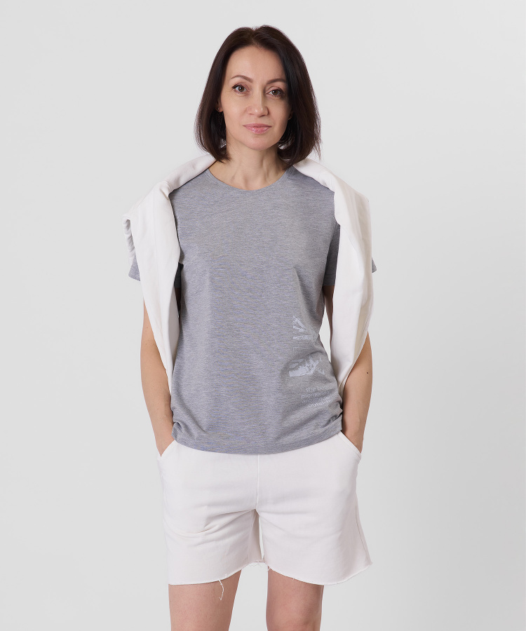 Футболка Memory Женская (XS, 4000/серый, , , , , )