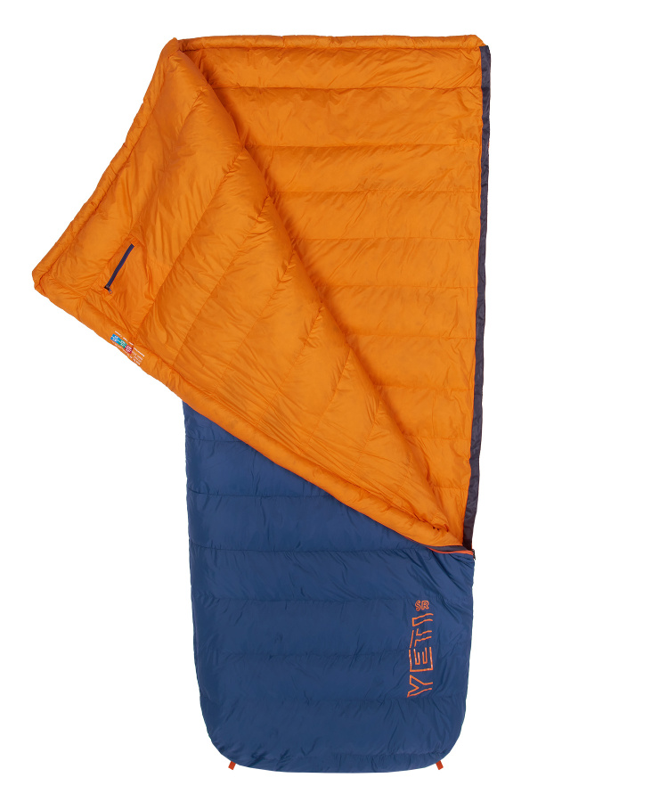 Спальный мешок пуховый Yeti SR -17C left (Regular, 9723/деним/оранжевый, , , , , ) Спальный мешок пуховый Yeti SR -17C left (Regular, 9723/деним/оранжевый, , , , , )
