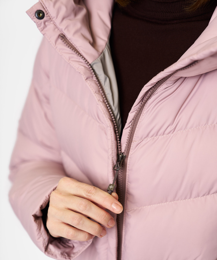 Полупальто пуховое Myst Женское (S, 2600/розово-бежевый, , , , , )