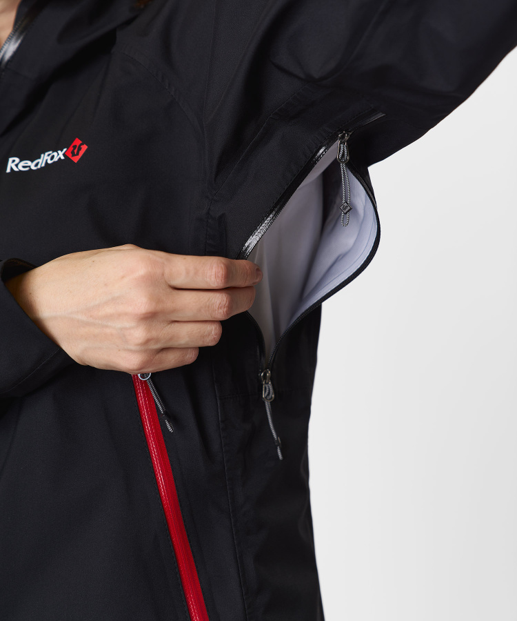 Куртка ветрозащитная Vega GTX V Женская (XL, 1010/черный/черный, , , , , )