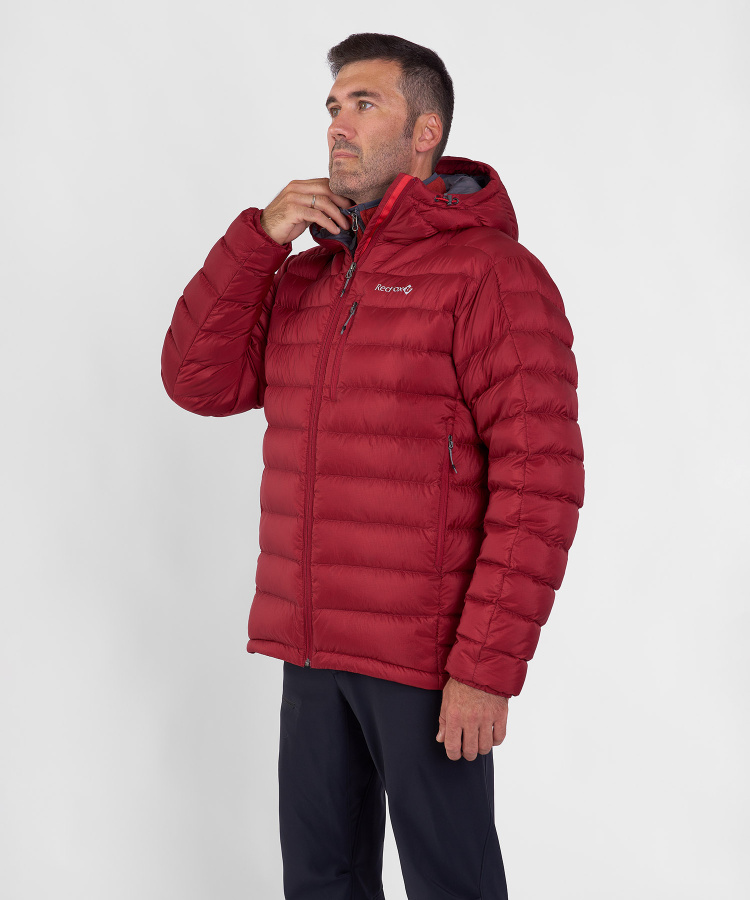 Куртка пуховая Flight Lite III Мужская (XL, 1200/т.красный, , , , , )