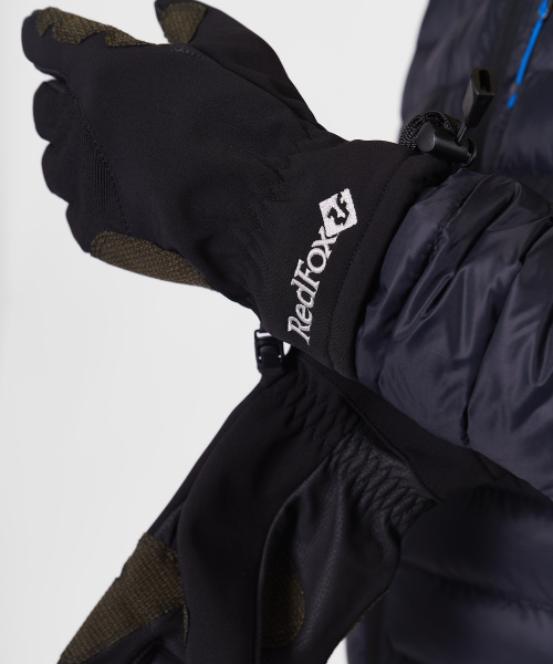 Перчатки Softshell Technogloves (M, 1000/черный, , , , , )