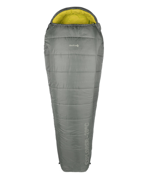 Спальный мешок Explorer -20C left (Long, 3142/т.оливковый/эвкалипт, , , , , )