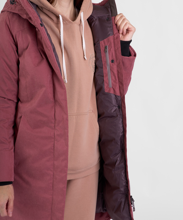 Пальто пуховое Urban Fox V Женское (XL, 1800/коричневая роза, , , , , )