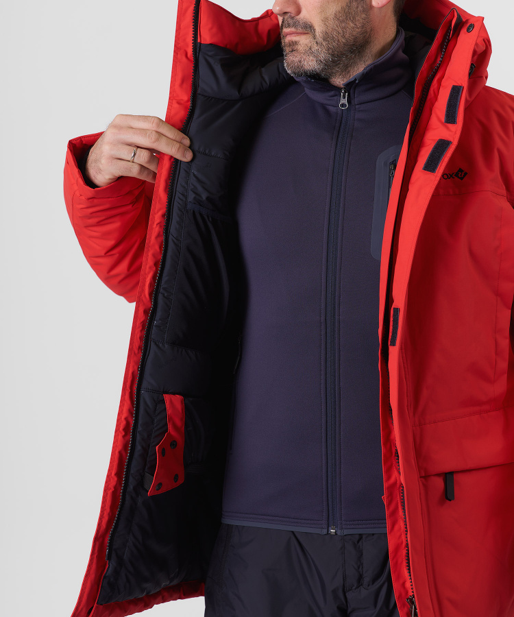 Куртка утепленная Snow Man lV Мужская (S, 1300/красный, , , , , )