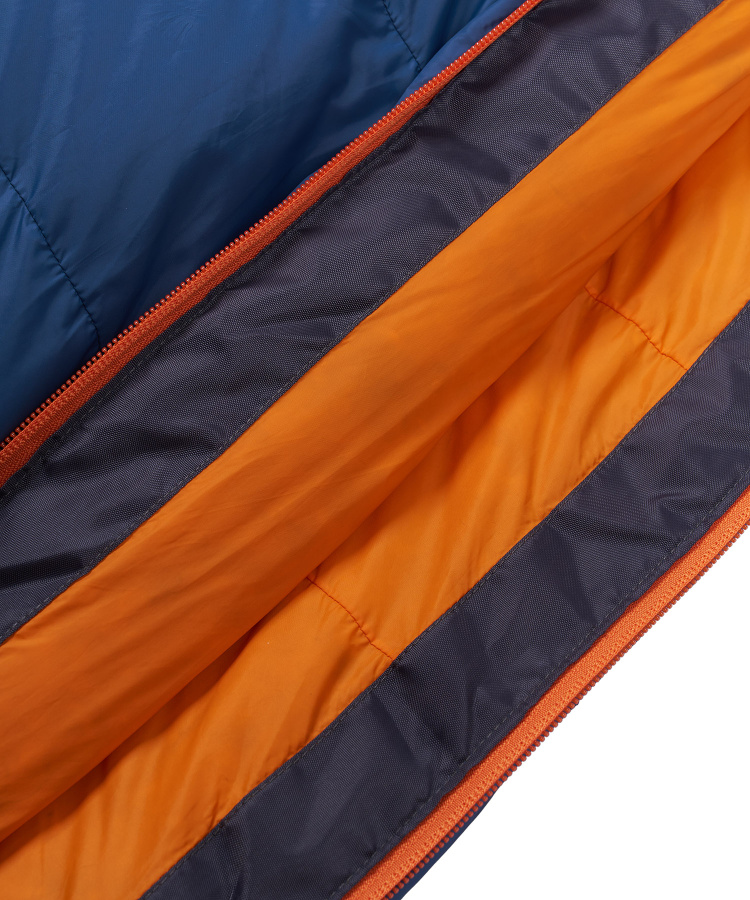 Спальный мешок пуховый Yeti-20C left (Long, 9723/деним/оранжевый, , , , , ) Спальный мешок пуховый Yeti-20C left (Long, 9723/деним/оранжевый, , , , , )