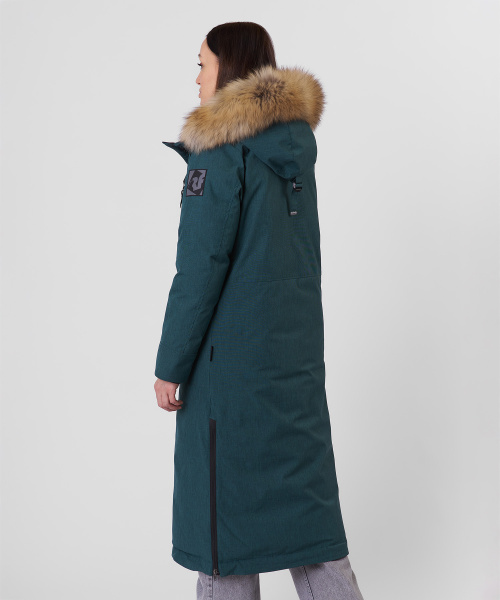 Пальто пуховое Aurora III DF Женское (XS, 7100/petrol, , , , , )