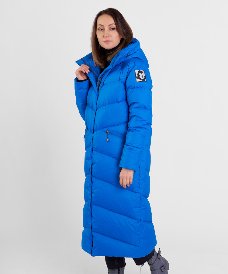 Пальто пуховое Ester V Женское (L, 8200/синий, , , , , )