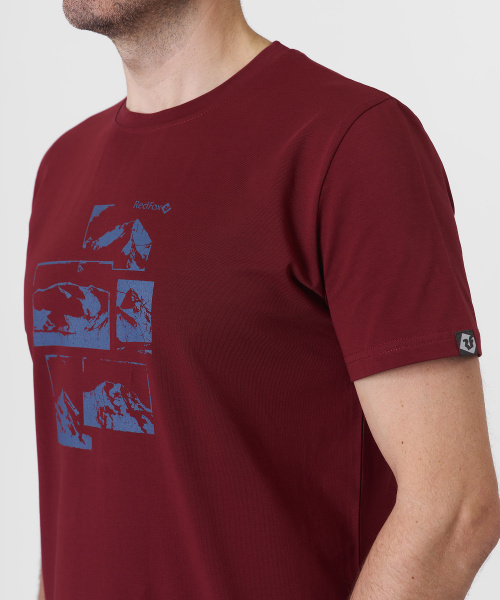 Футболка Sl Мужская (S, 1100/бордовый, , , , , )