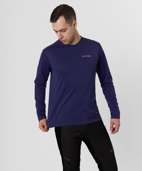 Футболка с длинным рукавом Workout R Мужская (S, 0100/чернила, , , , , )